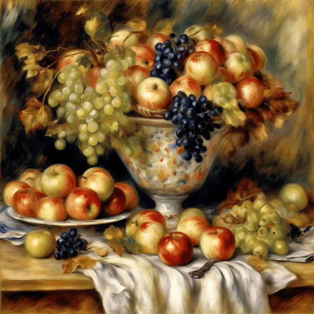 Apples and Grapes – Pierre-Auguste Renoir